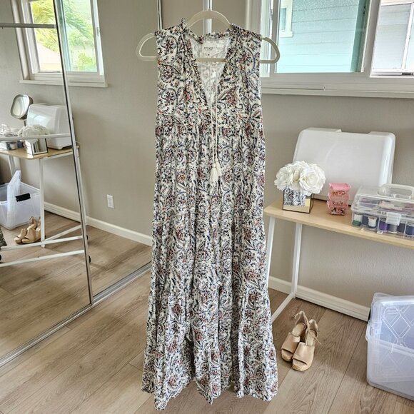 Sezane Clare Dress Imprimé Cachemire - Size 38 - Picture 2 of 9